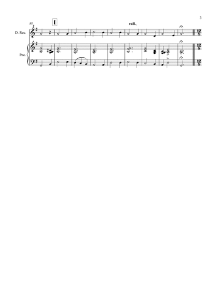 2 Christmas Favourites for Descant Recorder and Piano (volume two) image number null