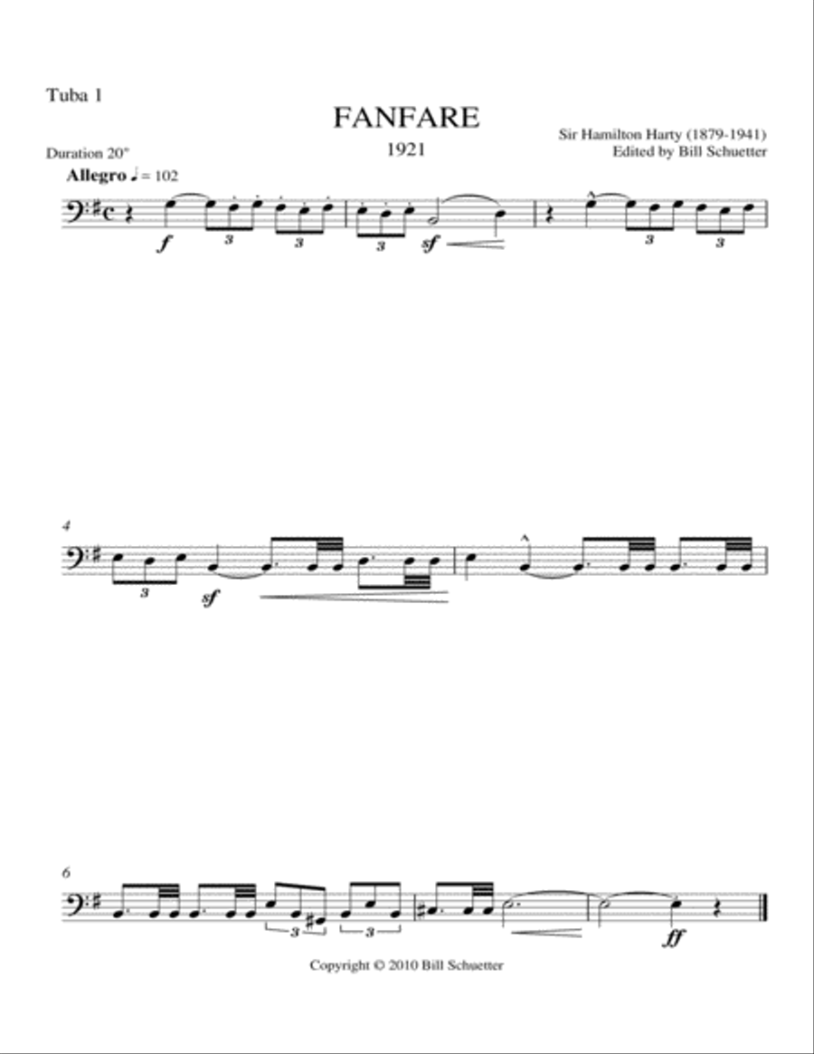 Fanfare Tuba Quartet scores gallery preview page 2