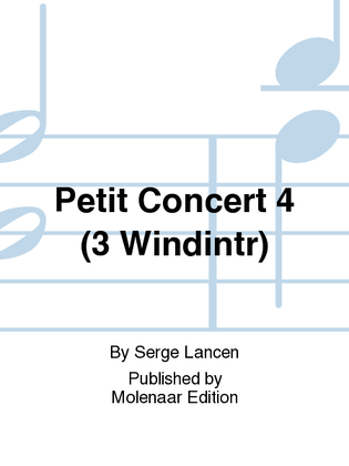 Petit Concert 4 (3 Windintr)