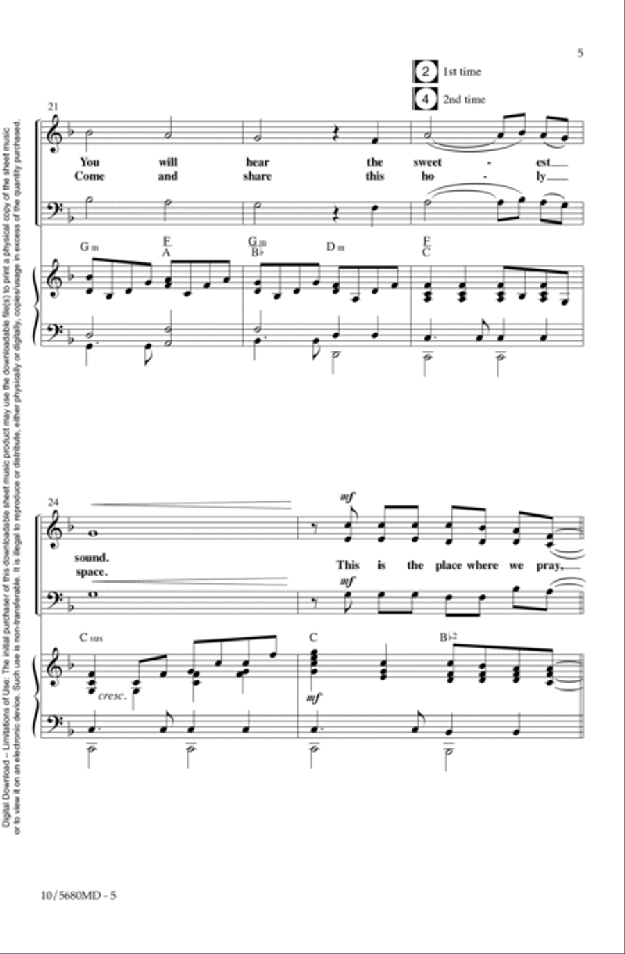 This is the Place This is the Place 4-Part scores gallery preview page 5