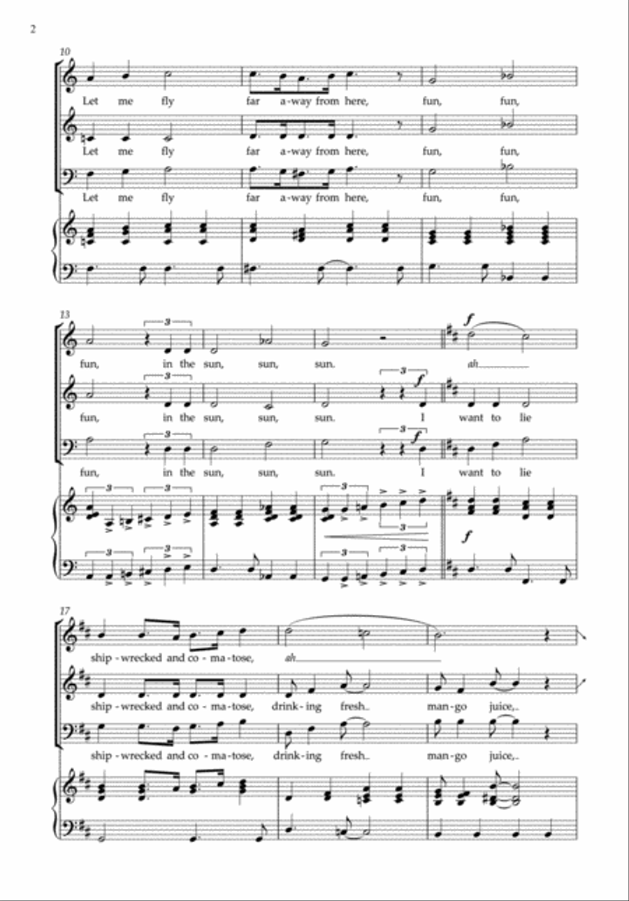Theme Academy from Howard Goodall's great big tunes 3-Part scores gallery preview page 3