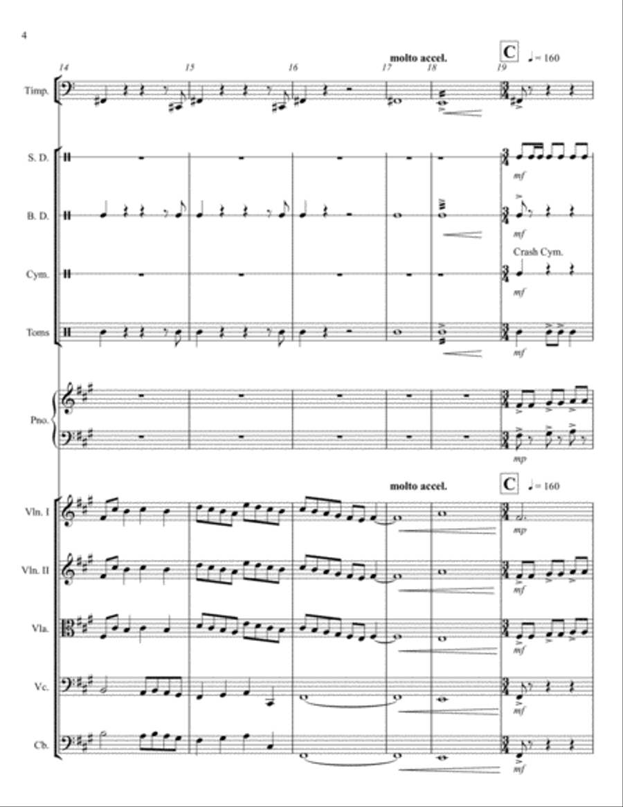 Castle Transylvania Castle Transylvania String Orchestra scores gallery preview page 4