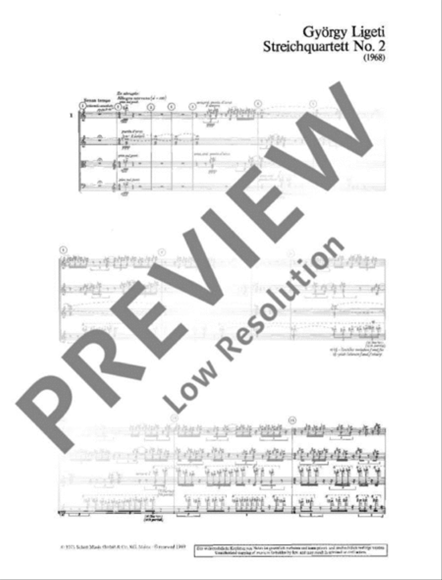 String quartet No. 2 String Quartet scores gallery preview page 7