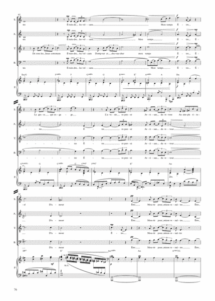 Suite Aznavour - Bilquin - SATB Piano