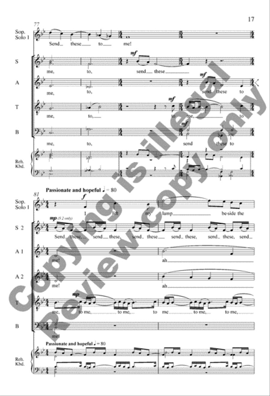 America Will Be! Divisi scores gallery preview page 17