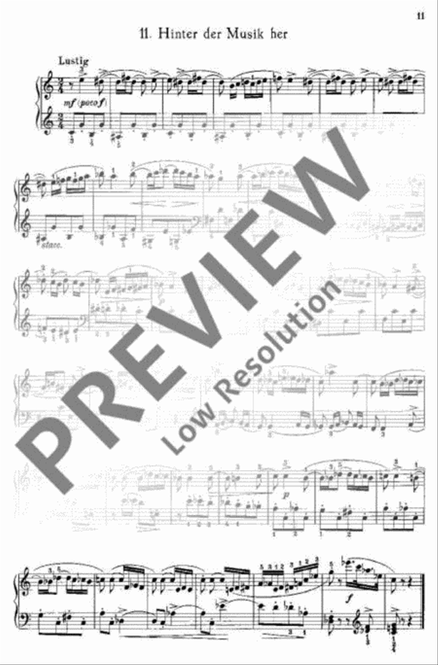 Echoes from a small Town Piano Solo scores gallery preview page 10