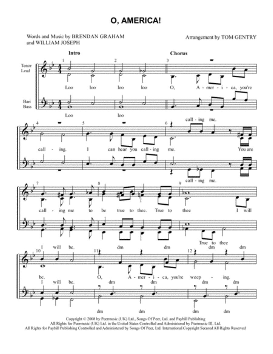 O, America! SSAA scores gallery preview page 1