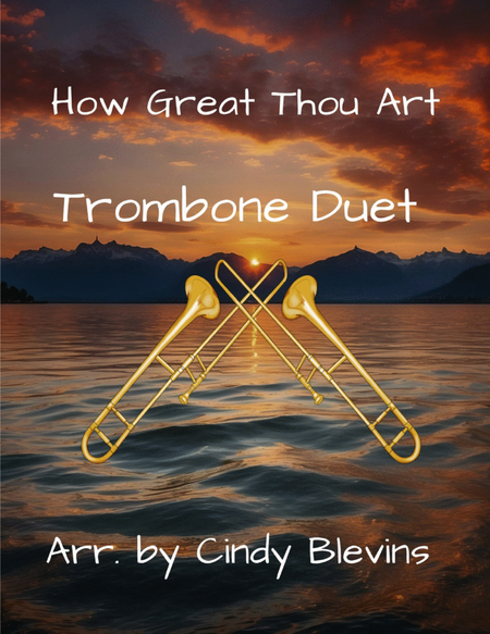 How Great Thou Art, for Trombone Duet image number null