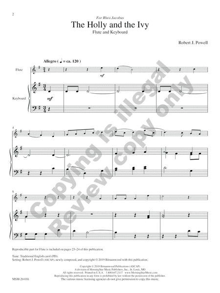 Rejoice and Be Merry: Traditional English Carols for Flute and Keyboard image number null