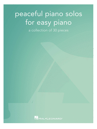 Book cover for Peaceful Piano Solos for Easy Piano