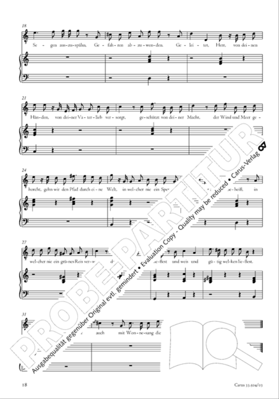 Dank-Hymne der Freundschaft 4-Part scores gallery preview page 19