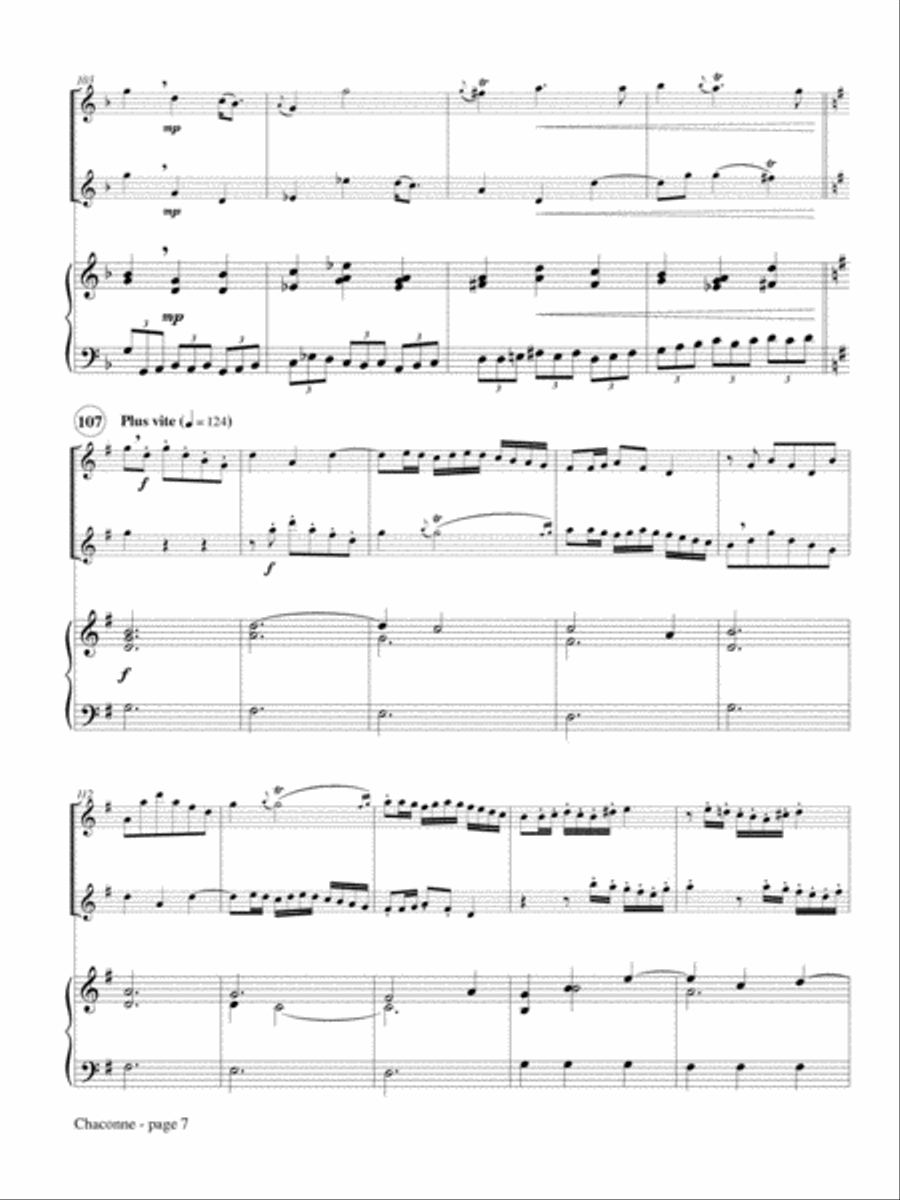 Chaconne from Deuxieme Recreation de Musique, Op. 8 Flute Duet scores gallery preview page 4