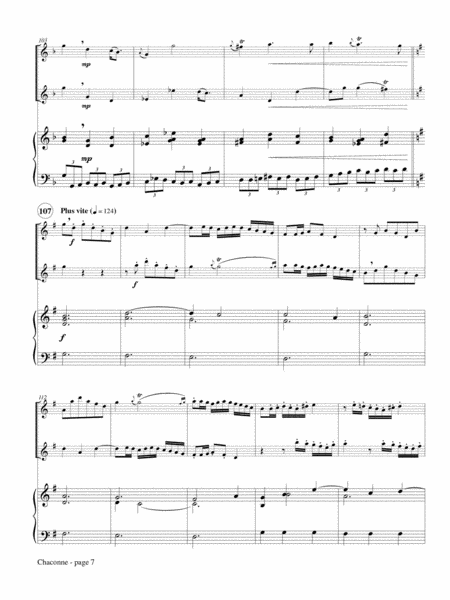 Chaconne from Deuxieme Recreation de Musique, Op. 8