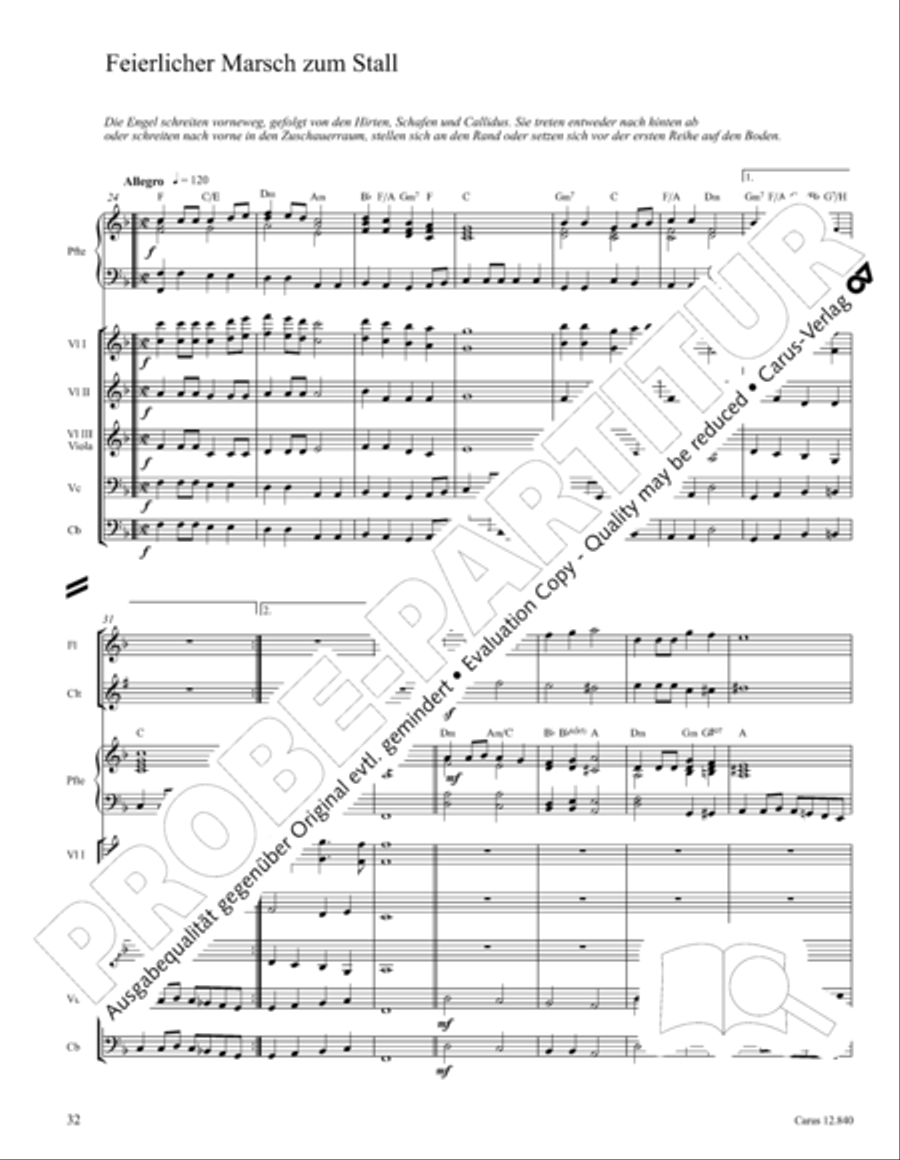 Ochs und Esel wissen mehr Orchestra scores gallery preview page 32
