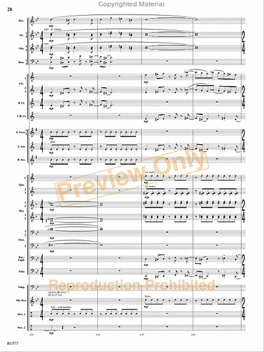 Evocatio Evocatio Concert Band scores gallery preview page 77