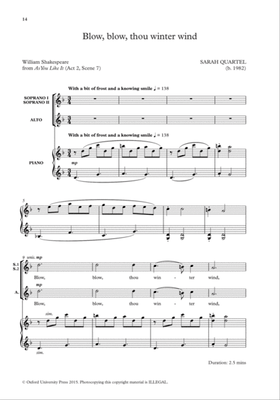 Hark, hark, the lark 3-Part scores gallery preview page 4