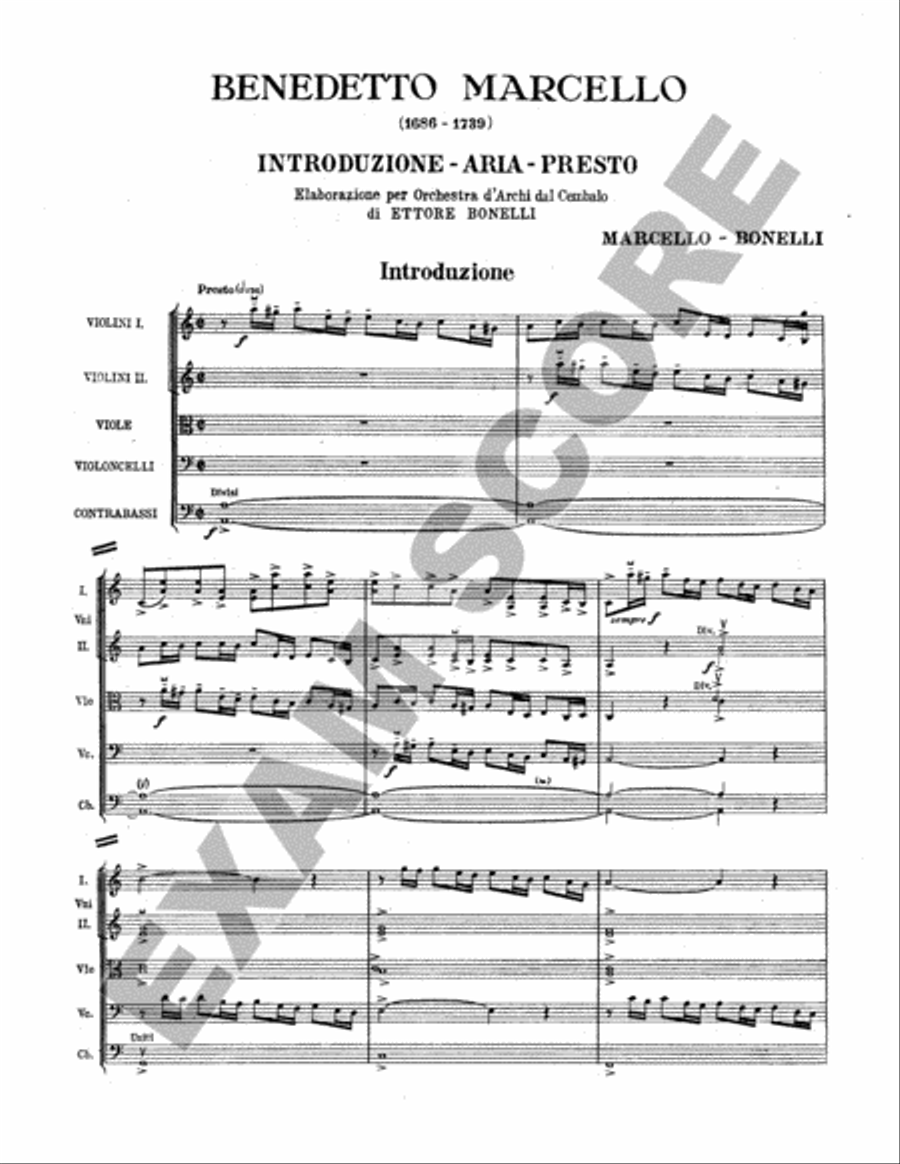Introduzione, aria, presto in a Violin Solo scores gallery preview page 2