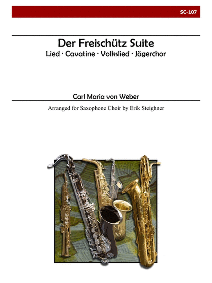 Der Freischutz Suite for Saxophone Choir image number null