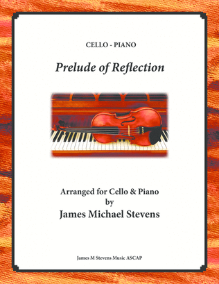 Book cover for Prelude of Reflection - Cello & Piano