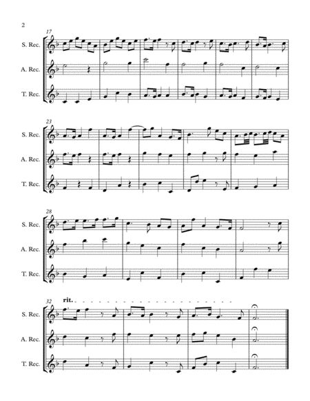 V'adoro from Giulio Cesare (recorder trio) image number null