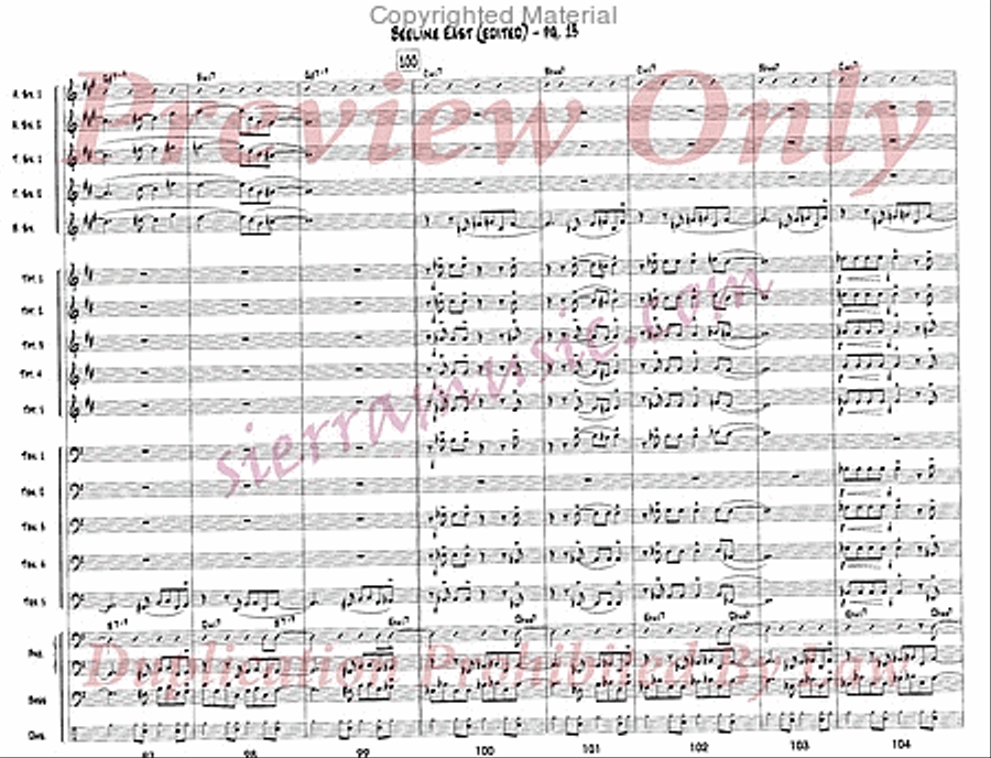 Beeline East Beeline East Jazz Ensemble scores gallery preview page 14