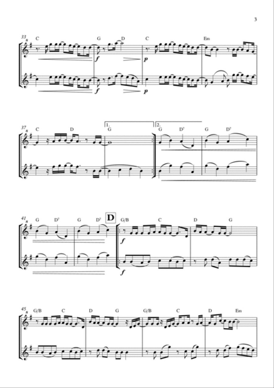Goodness Of God Woodwind Duet scores gallery preview page 3