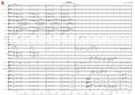 Goldfinger (Orchestra + Voice, Transcription of Original, Score & Parts) image number null