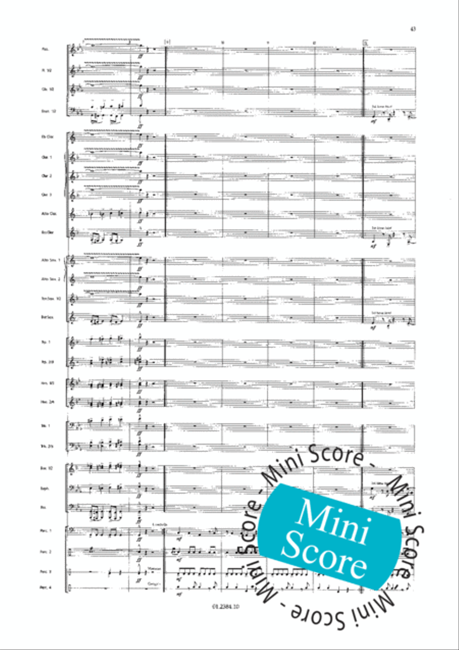 Os Passaros Do Brasil Concert Band scores gallery preview page 51
