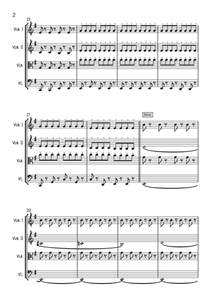 Eleanor Rigby accompaniment only - string quartet / string orchestra image number null