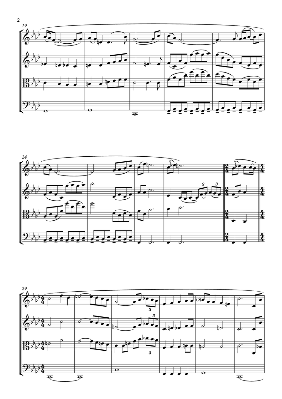 Nature Boy Nature Boy String Quartet scores gallery preview page 2