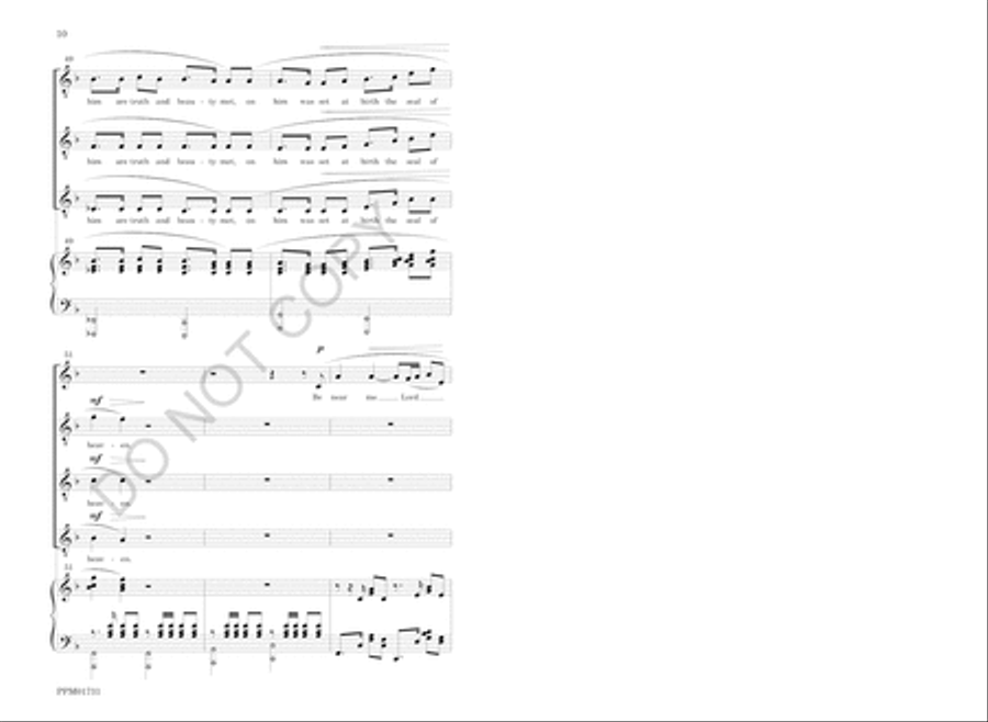 Away in a Manger Choir scores gallery preview page 13