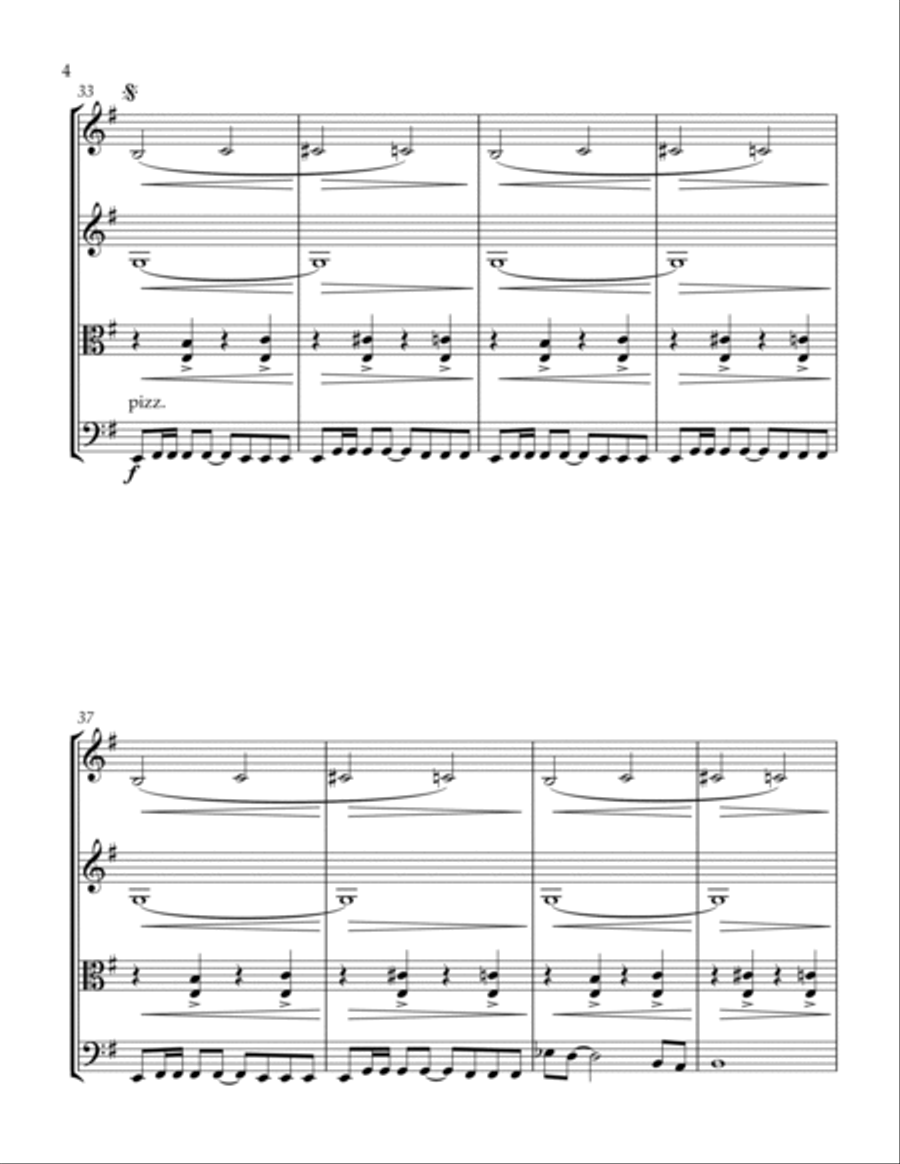 The Name's Bond... James Bond String Quartet scores gallery preview page 5