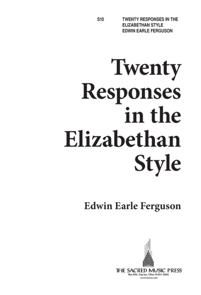 Twenty Responses in the Elizabethan Style
