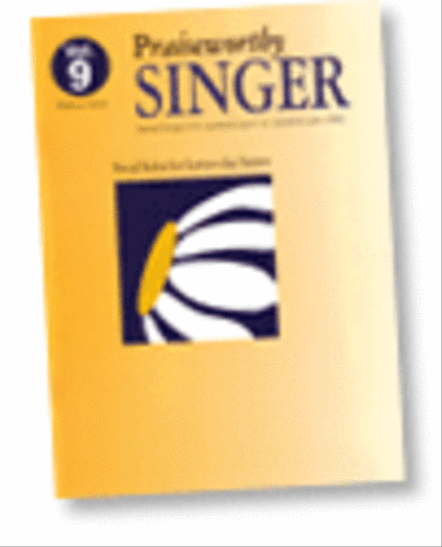 Praiseworthy Singer - Vol. 9 (Sacred Songs) Voice scores gallery preview page 1