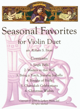 Seasonal Favourites Violin Duet Arr Frost 2Vln