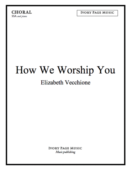 How We Worship You - SSA image number null