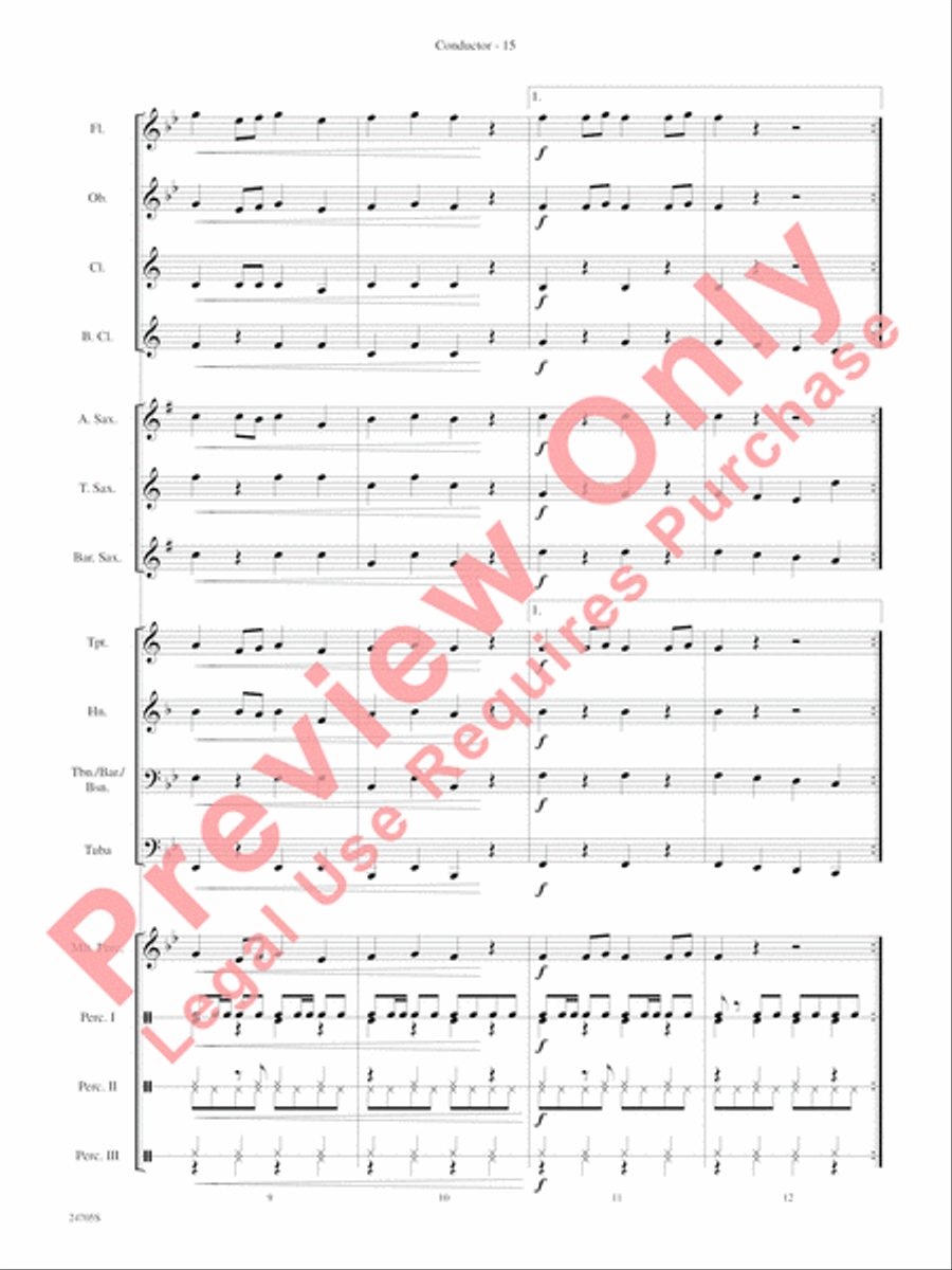 Belwin Beginning Band Kit #2 Concert Band scores gallery preview page 18