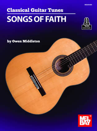 Book cover for Classical Guitar Tunes - Songs of Faith