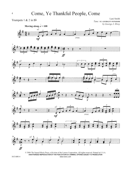 Fanfares and Finales for Congregational Singing - Brass and Timpani Parts - Digi