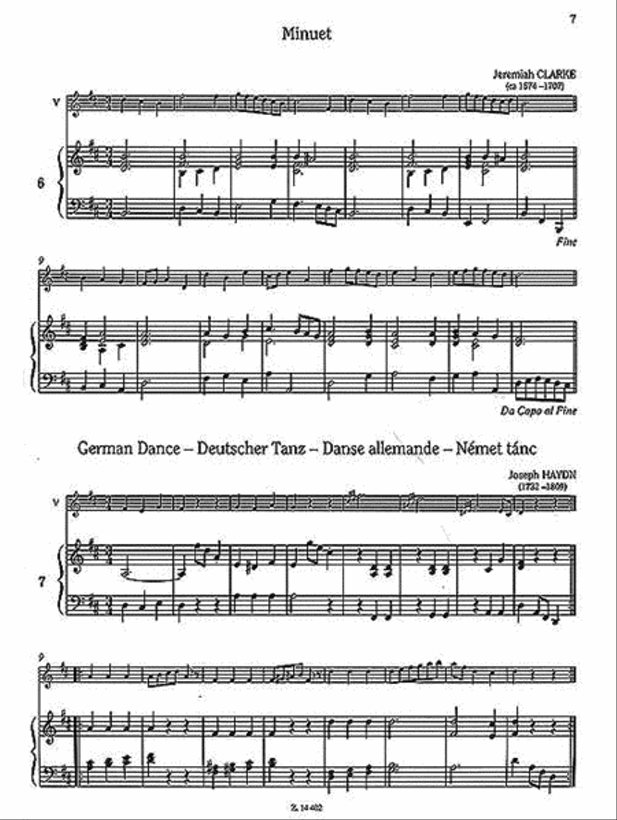 Repertoire for Music Schools Piano Accompaniment scores gallery preview page 4