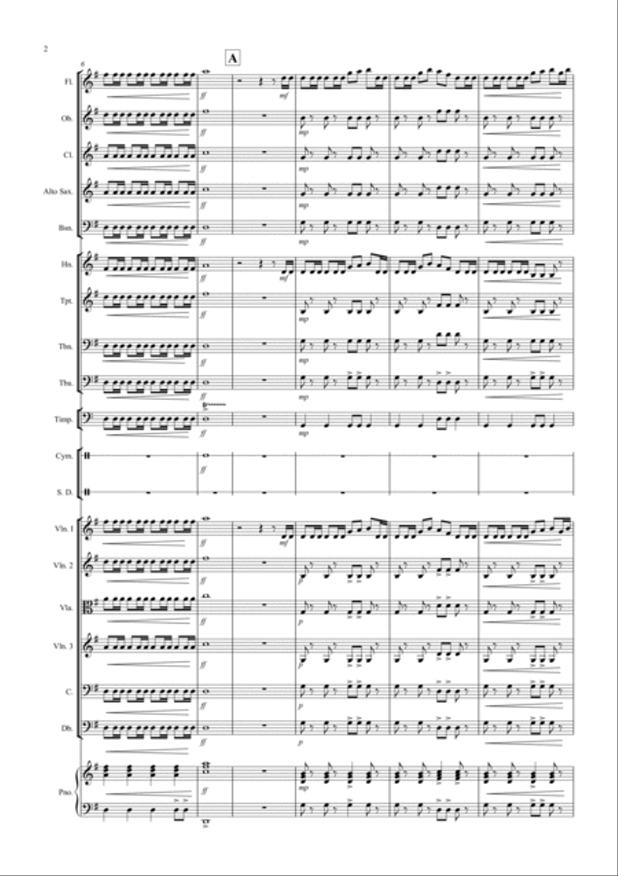 2 Classical Favourites for School Orchestra (volume four) Full Orchestra scores gallery preview page 2