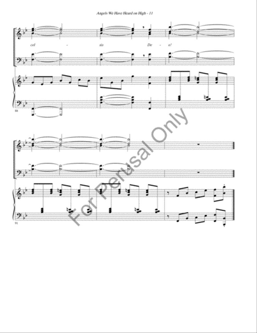 Angels we have heard on high Divisi scores gallery preview page 12