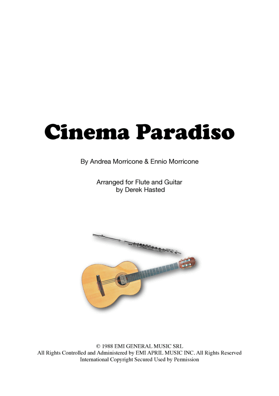Cinema Paradiso Flute scores gallery preview page 1
