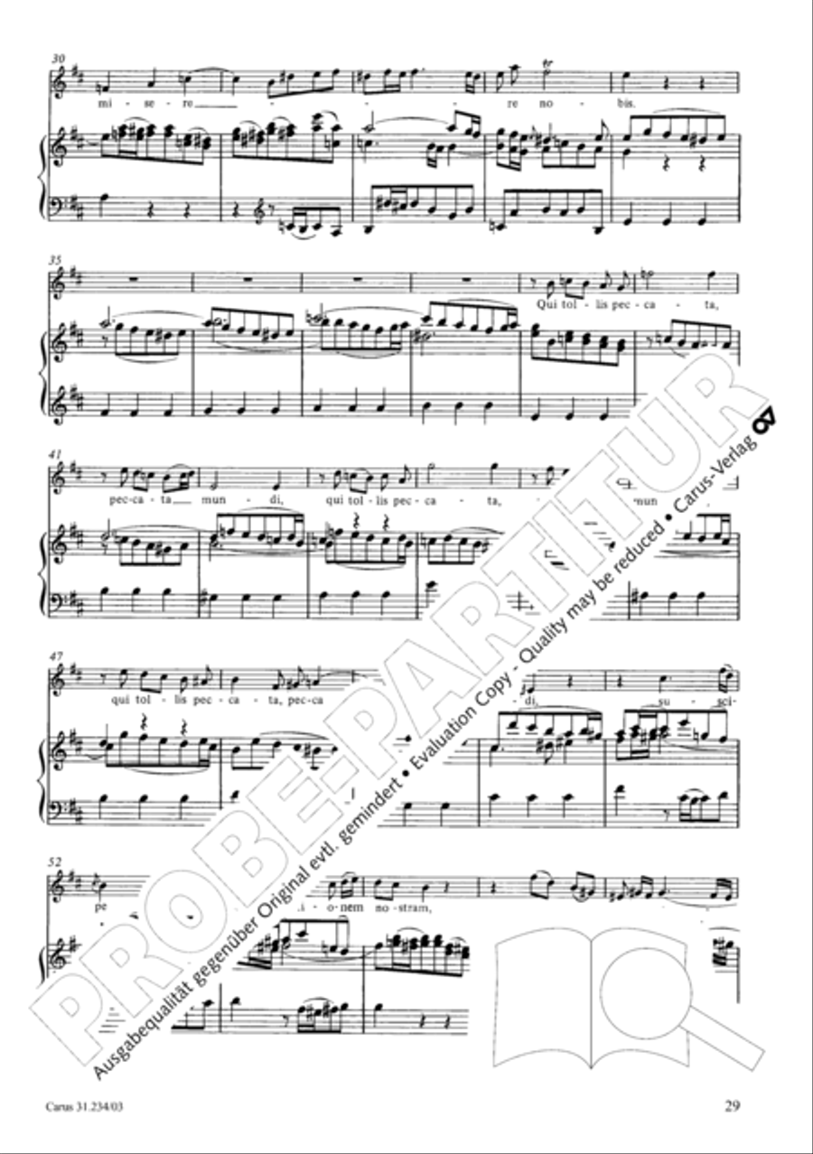 Mass in A major Mass in A major 4-Part scores gallery preview page 32