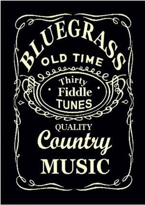 Book cover for 30 Bluegrass and Country Tunes for Violin