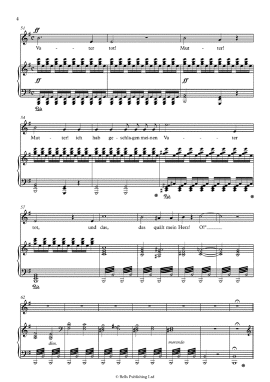 Edward, Op. 1 No. 1 (C minor) Voice Solo scores gallery preview page 4