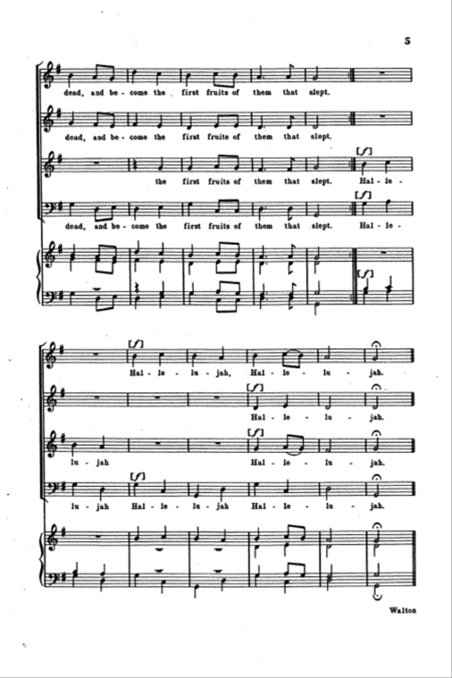 The Lord Is Risen 4-Part scores gallery preview page 4