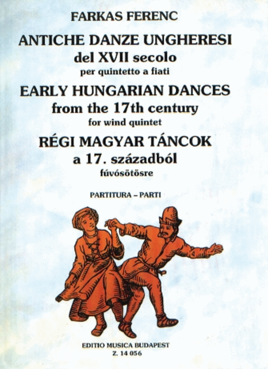 Early Hungarian Dances Woodwind Quintet scores gallery preview page 1