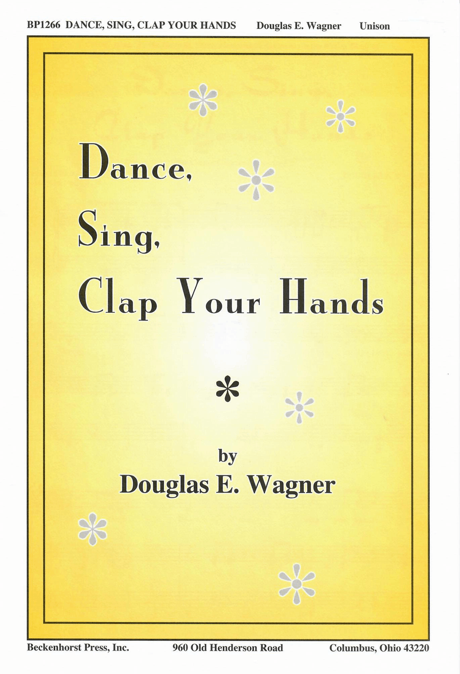 Dance, Sing, Clap Your Hands Unison Choir scores gallery preview page 1