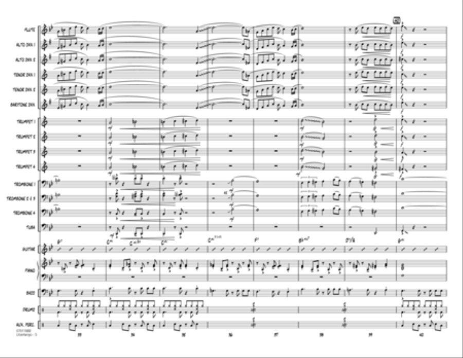 Libertango - Full Score Jazz Ensemble scores gallery preview page 5
